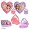 Perie de păr pliabilă inimă Beauty & Me Top Model