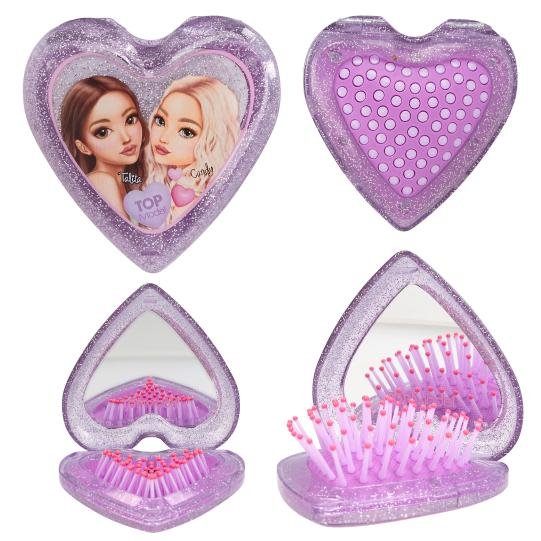 Perie de păr pliabilă inimă Beauty & Me Top Model