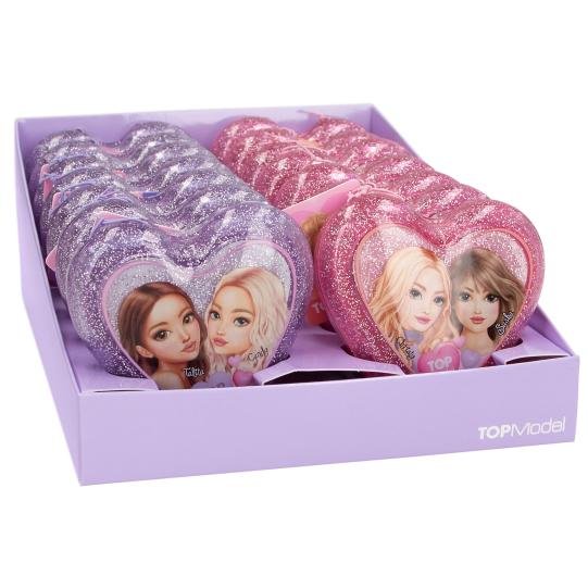 Perie de păr pliabilă inimă Beauty & Me Top Model