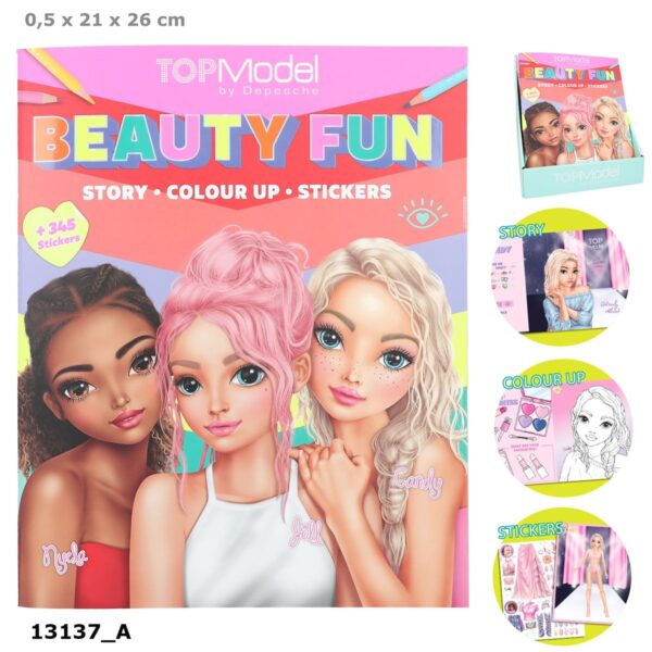 Carte de colorat Beauty Fun Top Model Carte de colorat Beauty Fun Top Model