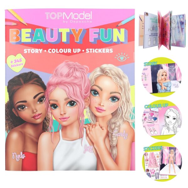 Carte de colorat Beauty Fun Top Model Carte de colorat Beauty Fun Top Model