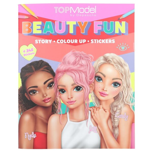 Carte de colorat Beauty Fun Top Model Carte de colorat Beauty Fun Top Model