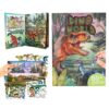 Dino World Carte cu stickere Puffy