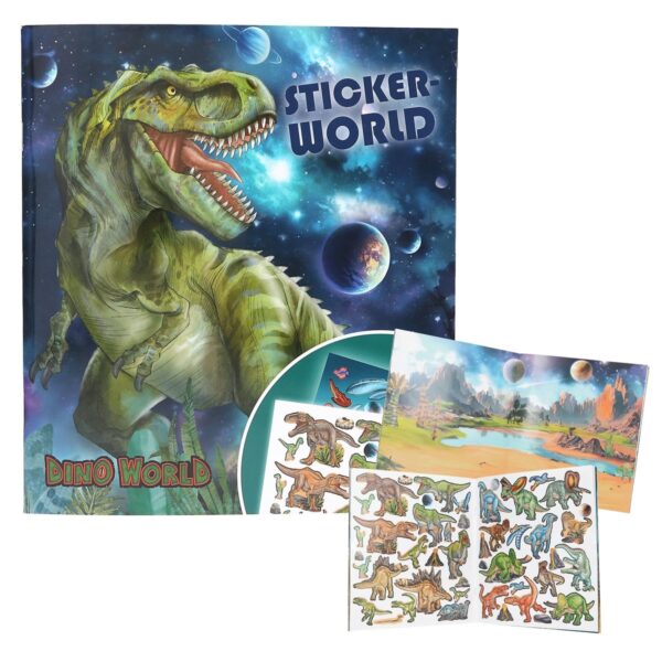 Carte Stickerworld Galaxy Dino World Carte Stickerworld Galaxy Dino World