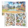 Carte Stickerworld Galaxy Dino World Carte Stickerworld Galaxy Dino World