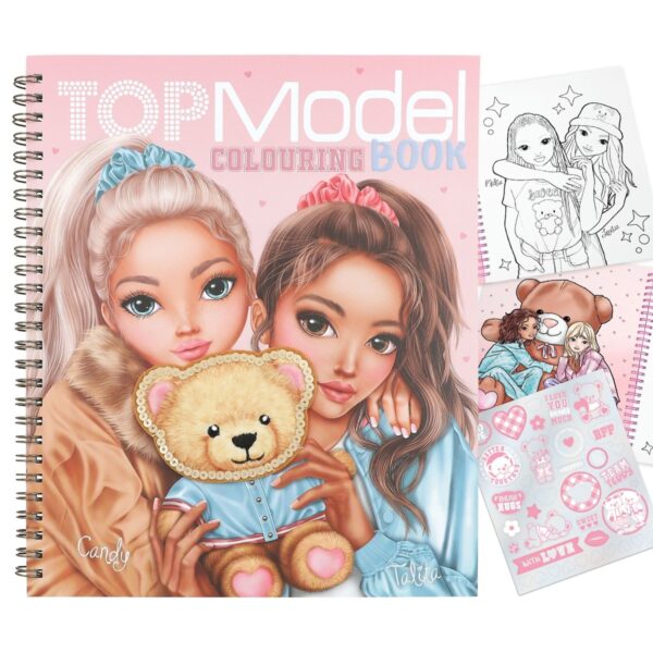 Carte de colorat Team Teddy Top Model Carte de colorat Team Teddy Top Model