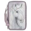Penar echipat, Miss Melody Fantasy Horses, Depesche, mov deschis, 20x13x7.5cm