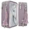 Penar echipat, Miss Melody Fantasy Horses, Depesche, mov deschis, 20x13x7.5cm