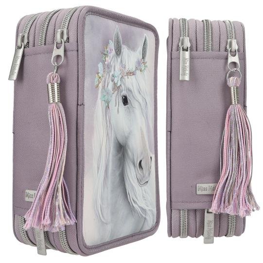 Penar echipat, Miss Melody Fantasy Horses, Depesche, mov deschis, 20x13x7.5cm