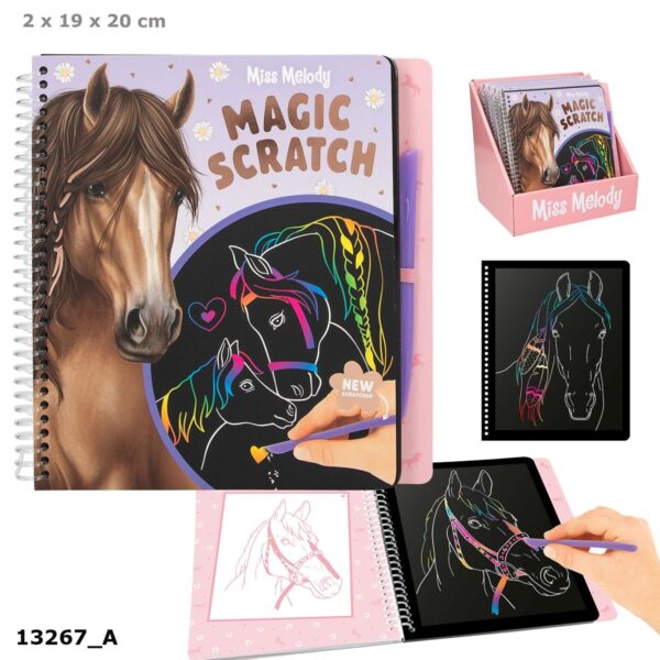 Carte Scratch Magic Miss Melody Carte Scratch Magic Miss Melody
