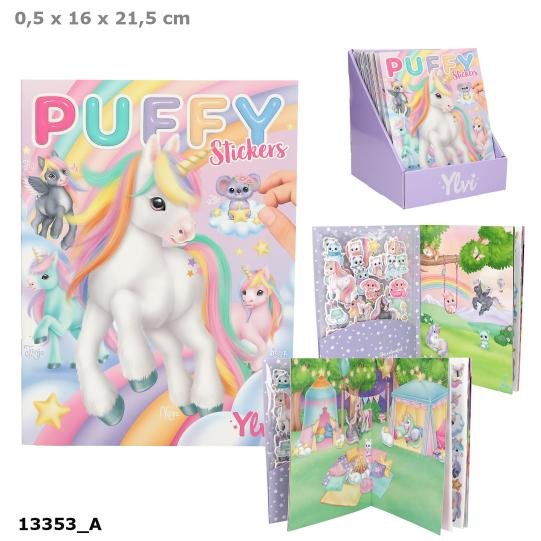 Carte cu stickere Puffy Ylvi Carte cu stickere Puffy Ylvi
