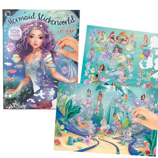Carte cu stickere Mermaid Top Model