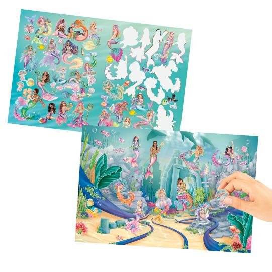 Carte cu stickere Mermaid Top Model