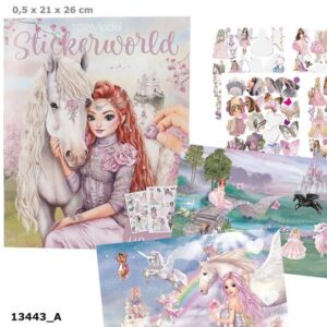 Carte sticker Viva Violet Top Model