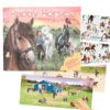 Carte de creativitate Miss Melody Horses