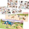Carte de creativitate Miss Melody Horses