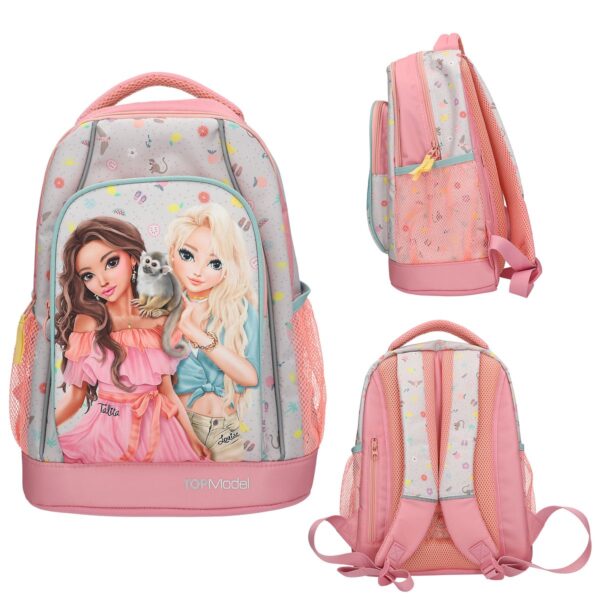 Ghiozdan Top Model Juicy, 23x34x43cm, spate captusit, rezistent la apa, multicolor Ghiozdan Top Model Juicy, 23x34x43cm, spate captusit, rezistent la apa, multicolor