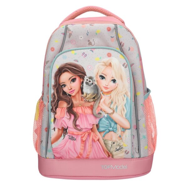 Ghiozdan Top Model Juicy, 23x34x43cm, spate captusit, rezistent la apa, multicolor Ghiozdan Top Model Juicy, 23x34x43cm, spate captusit, rezistent la apa, multicolor