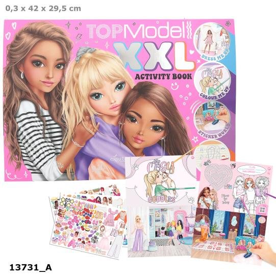 Carte de activități XXL Top Model Carte de activități XXL Top Model
