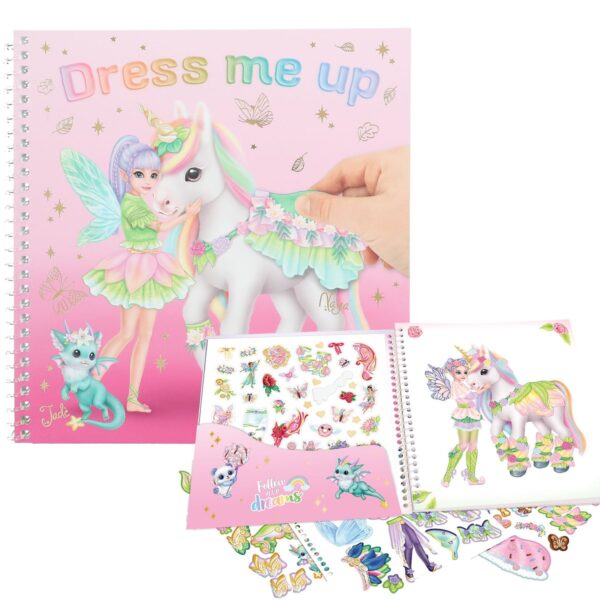 Carte cu stickere Dress Me Up Ylvi