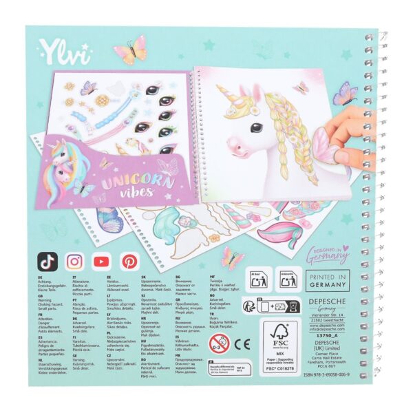 Carte Unicorn Dress Me Up Ylvi Carte Unicorn Dress Me Up Ylvi