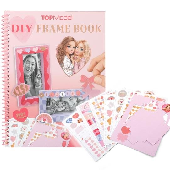 Carte cu stickere rame foto Top Model