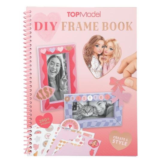 Carte cu stickere rame foto Top Model