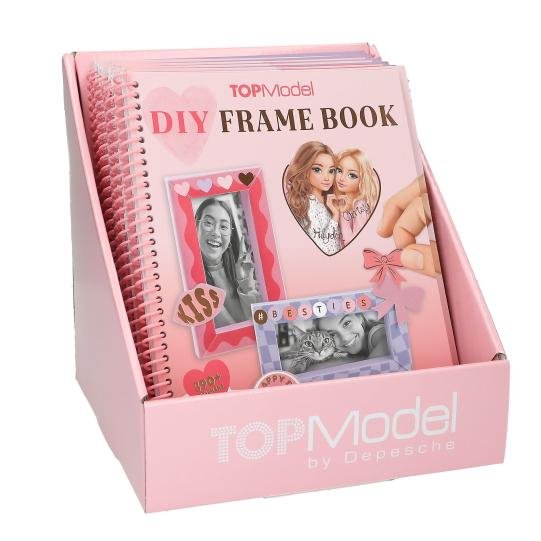 Carte cu stickere rame foto Top Model
