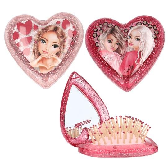 Perie de păr pliabilă cu oglindă Leoheart Top Model Perie de păr pliabilă cu oglindă Leoheart Top Model