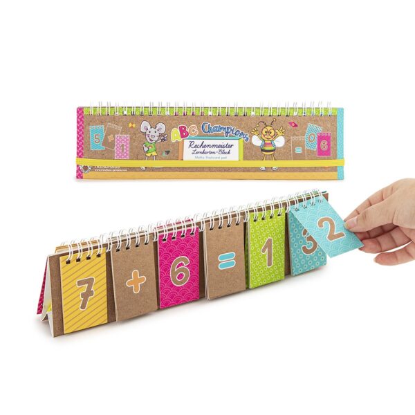 Joc educativ blocnotes cu cartonașe pentru operații matematice Trendhaus CH28748 / CH29323