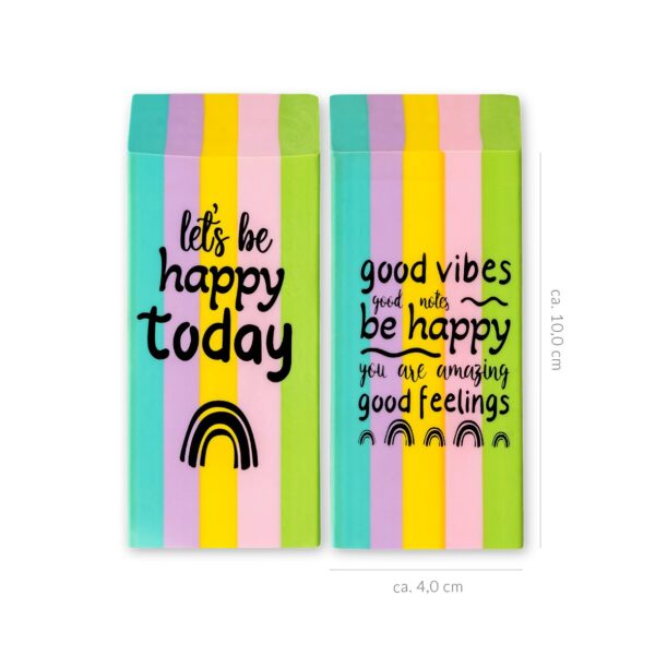 GOOD FEELINGS radieră cu mesaj XXL GOOD FEELINGS radieră cu mesaj XXL