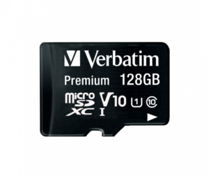 MEMORIE SD CARD VERBATIM 128GB CLASA 10 ADAPTOR INCLUS "44085"