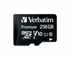 MEMORIE SD CARD VERBATIM 256GB CLASA 10 ADAPTOR INCLUS "44087"