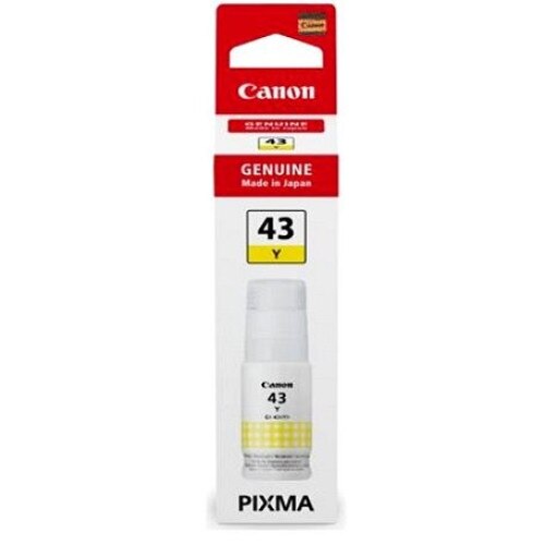 Cartus Cerneala Original Canon Yellow, GI-43Y, pentru Pixma G540|G640, 3.7K, , "4689C001AA" Cartus Cerneala Original Canon Yellow, GI-43Y, pentru Pixma G540|G640, 3.7K, , "4689C001AA"