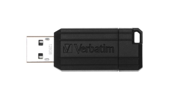 MEMORII USB Verbatim 2.0 PINSTRIPE 128GB BLACK, "49071" MEMORII USB Verbatim 2.0 PINSTRIPE 128GB BLACK, "49071"