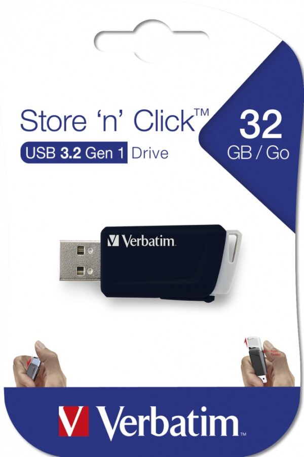 MEMORII USB Verbatim VERBATIM 49307 USB CLICK 32GB BLACK, "49307" MEMORII USB Verbatim VERBATIM 49307 USB CLICK 32GB BLACK, "49307"