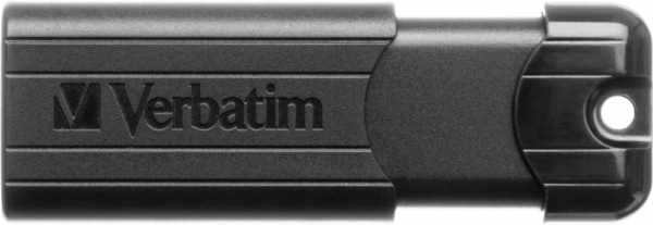 MEMORIE USB VERBATIM PINSTRIPE 64GB NEGRU USB 3.0 "49318"