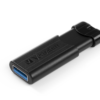 MEMORIE USB VERBATIM PINSTRIPE 64GB NEGRU USB 3.0 "49318"