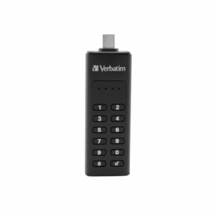 MEMORIE USB KEYPAD VERBATIM 64GB CU ENCRIPTIE AES- 256-BIT USB 3.1, USB C "49431"