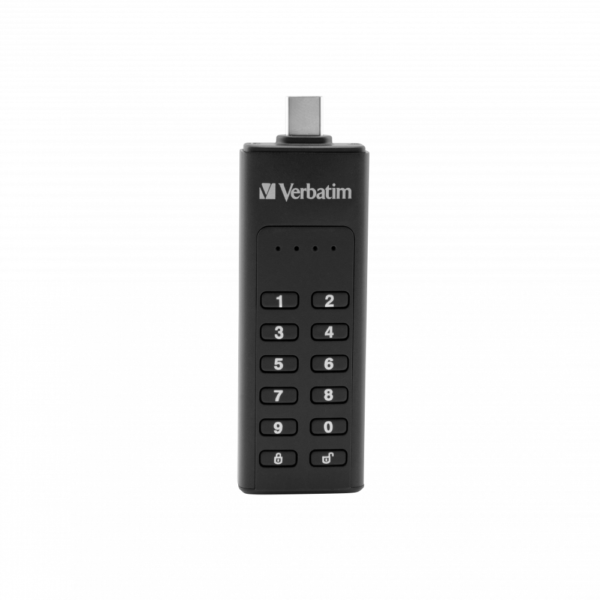 MEMORIE USB KEYPAD VERBATIM 64GB CU ENCRIPTIE AES- 256-BIT USB 3.1, USB C "49431" MEMORIE USB KEYPAD VERBATIM 64GB CU ENCRIPTIE AES- 256-BIT USB 3.1, USB C "49431"