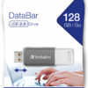 MEMORIE USB VERBATIM DATABAR 128GB USB 2.0, GRI "49456"