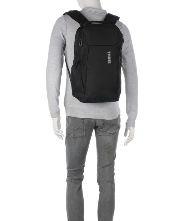 RUCSAC THULE , pt. notebook de max. 15.6 - 17 inch, 23 l, 1 compartiment, buzunar frontal x 3 | buzunar lateral x 2, waterproof, poliester, negru, Accent 3205381