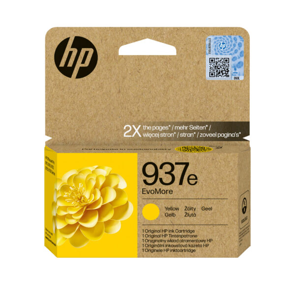 Cartus Cerneala Original HP Yellow, nr.937e, pentru OJ PRO 9110|9120|9130|9720|9730, 1.65K, incl.TV 0.8 lei)"4S6W8NE"