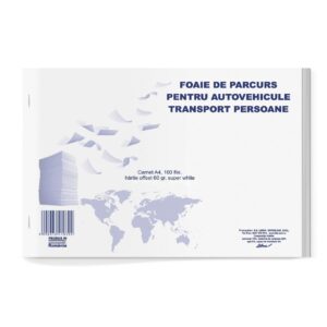 Foaie de parcurs transport persoane A4 L10392
