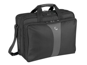 GENTI si RUCSACURI Wenger Legacy 17 inch Triple Gusset Brief, Black/Gray "600655"