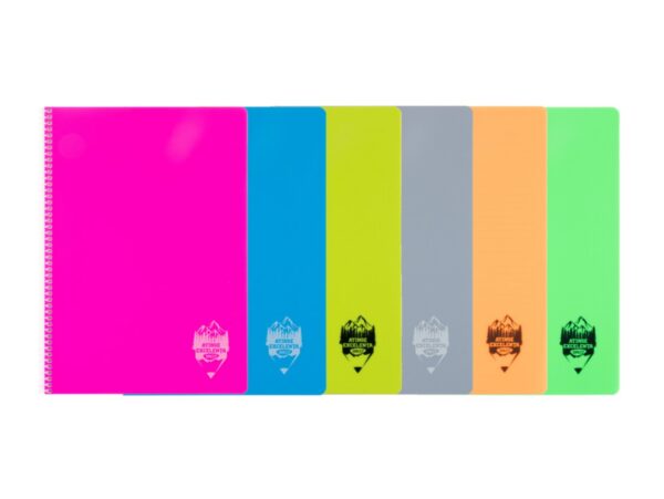 6425871016594-CT4144AR Caiet A4 96 file velin, copertă plastic DACO Atinge Excelența CT496