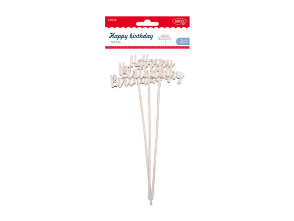 6425871043972-AD456 Accesorii craft AD456 Happy Birthday Topper DACO