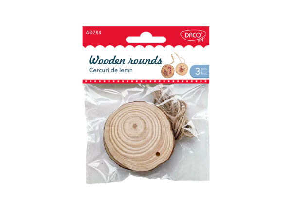 6425871066100-AD784 Accesorii craft AD784 cercuri de lemn DACO