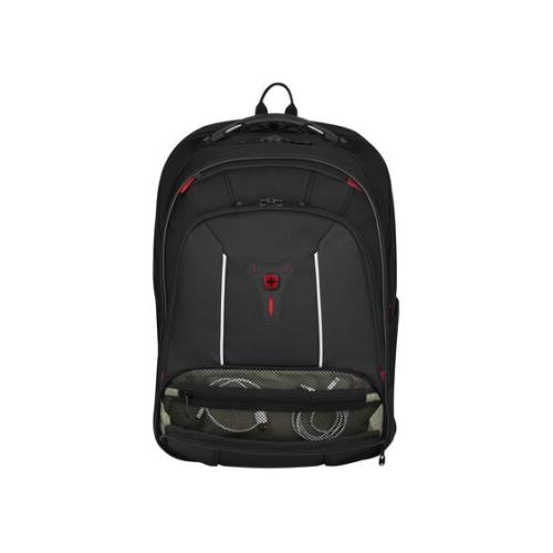 Wenger, Carbon Pro, Business Backpack with 15.6" Laptop Sleeve and Tablet Pocket, Black "653129" Wenger, Carbon Pro, Business Backpack with 15.6" Laptop Sleeve and Tablet Pocket, Black "653129"