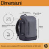 HP Travel 25 Liter 15.6inch Iron Grey Laptop Backpack "6H2D8AA"